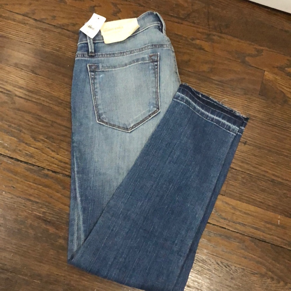 Loft Skinny Ankle Distressed Jeans NWT